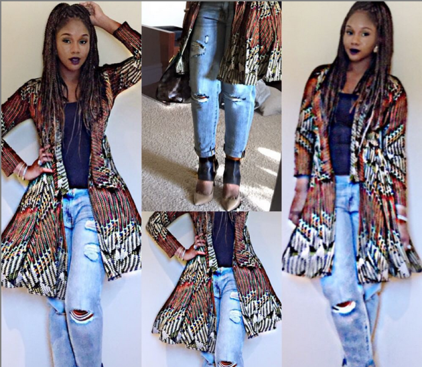 Sarah Jakes Roberts was criticized online for being too "carnal" in this photo.