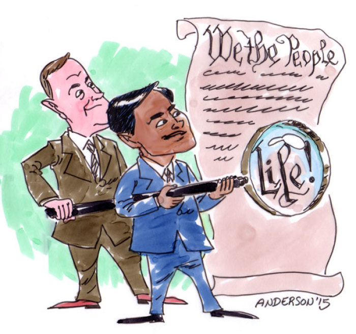 Rubio and Huckabee Find Life In the Constitution