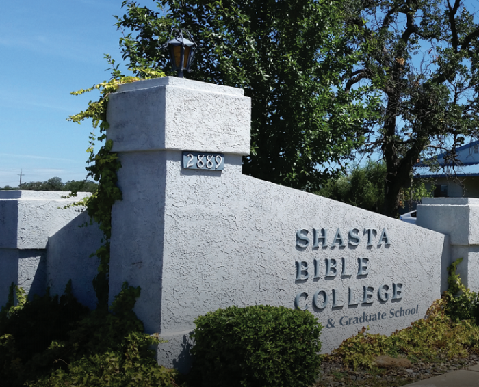 Shasta Bible College and Graduate School of Redding, California.
