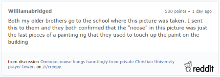 More than 500 people expressed approval of Reddit commenter