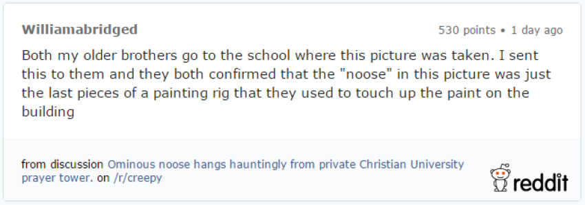 More than 500 people expressed approval of Reddit commenter