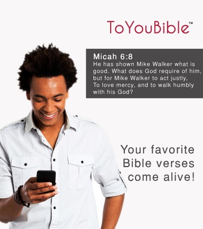 An ad for the ToYouBible App.