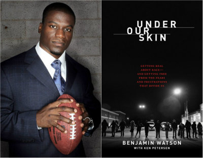 Benjamin Watson, a tight end for the New Orleans Saints, releases his first book on Nov. 17, 2015, with Tyndale Momentum, an imprint of Tyndale Publishers. Watson's book, co-written with Ken Peterson, is entitled <em>Under Our Skin: Getting Real about Race—and Getting Free from the Fears and Frustrations that Divide Us</em>.