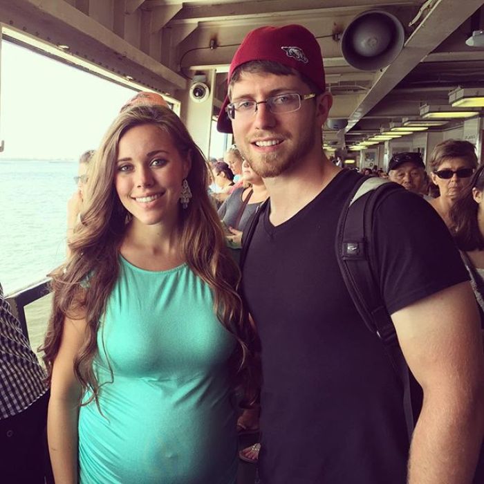 Jessa Duggar Seewald and her husband Ben pose for a photo shared with fans on August 13, 2015.