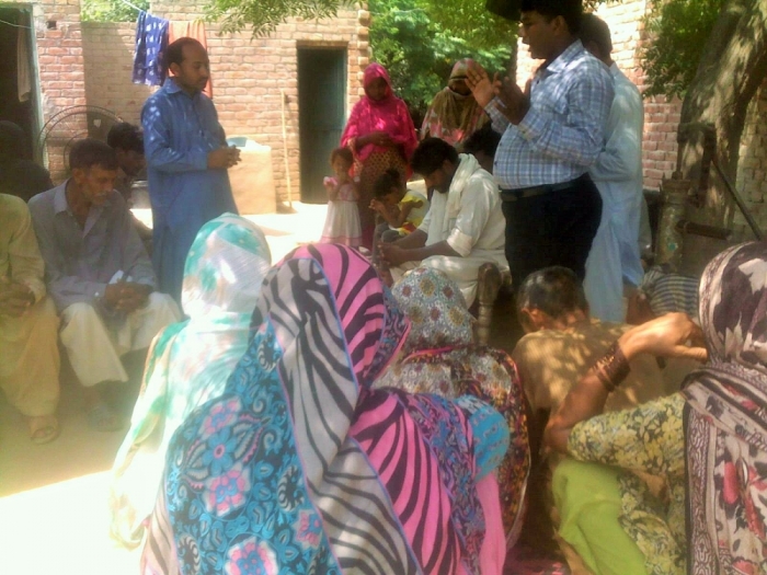 Pakistani Christian flood victims