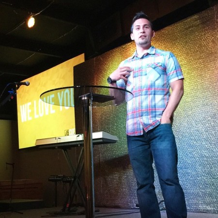 Pastor Brandon Matthews of Cultivate Church in Alabaster, Alabama.