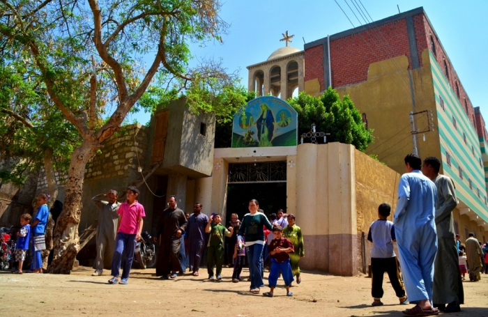 Christians leave after Sunday service at the Al-Galaa Church at Samalout Diocese, in Minya governorate, south of Cairo, May 3, 2015. Copts have long complained of discrimination under successive Egyptian leaders and Sisi's actions suggested he would deliver on promises of being an inclusive president who could unite the country after years of political turmoil. However, striking out at extremists abroad might prove easier than reining in radicals at home. Orthodox Copts, the Middle East's biggest Christian community, are a test of Sisi's commitment to tolerance, a theme he often stresses in calling for an ideological assault on Islamist militants threatening Egypt's security.