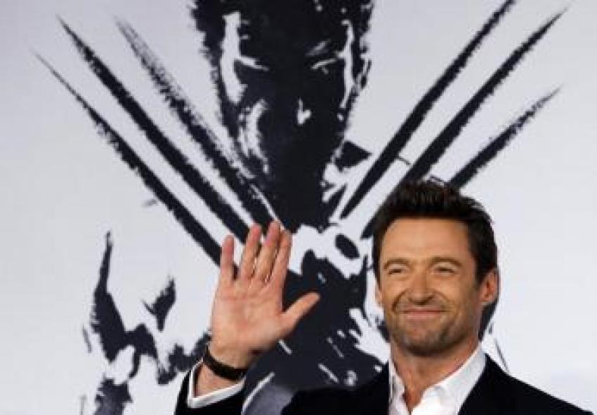 Actor Hugh Jackman at the Japan premiere of his movie "The Wolverine" in Tokyo, August 28, 2013.