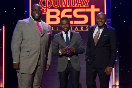 "Sunday Best All Star" top three finalists (L-R) Zebulon Ellis, Dathan Thigpen and Clifton Ross III. The season eight winner will be announced Sunday, August 30 at 8 p.m. on BET.