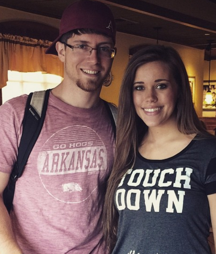 Ben and Jessa Seewald on Father's Day