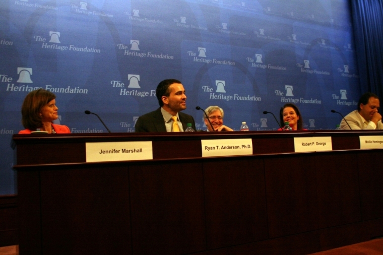 Heritage Foundation panel with Ryan Anderson