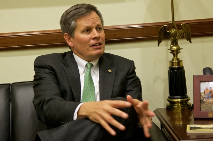 Sen. Steve Daines interviewed by Bound4Life in his Capitol Hill office.