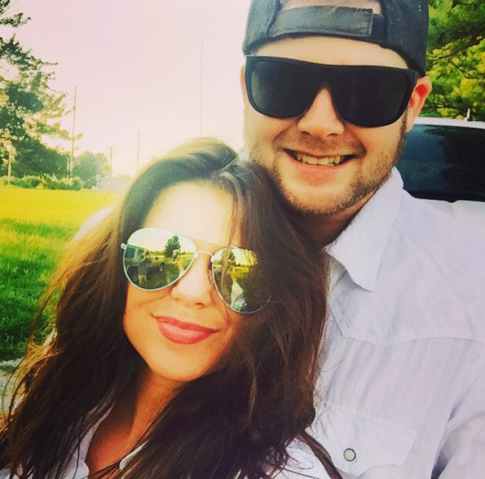 Dillon and Amy (nee Duggar) King seen in this undated photo.