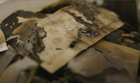 A war torn letter to a soldier from the trailer of "Signed, Sealed, Delivered: Truth Be Told."