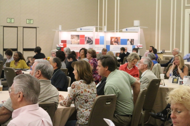 Attendees at the at the second annual Coalition to End Sexual Exploitation Summit in Orlando, Florida, September 12, 2015.