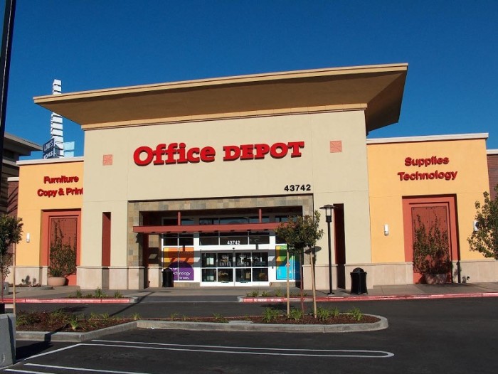 Office Depot in Fremont, California, seen in this undated photo.
