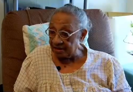 103-year-old Genora Hamm Biggs.