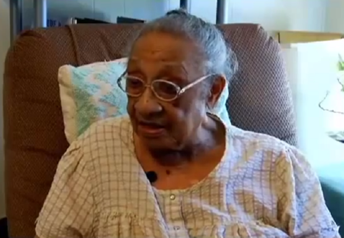 103-year-old Genora Hamm Biggs.