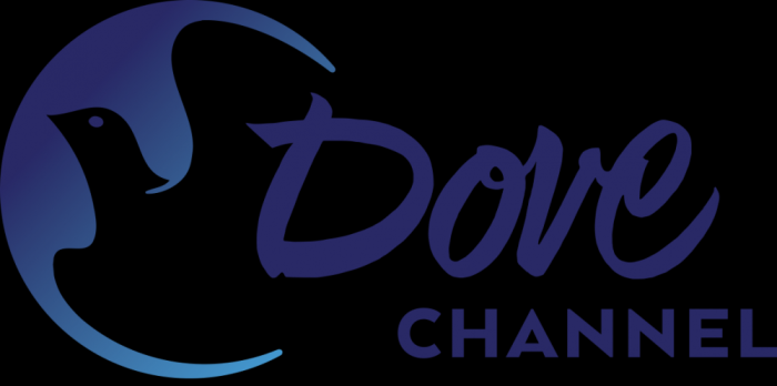 The logo for the online faith-based streaming service The Dove Channel