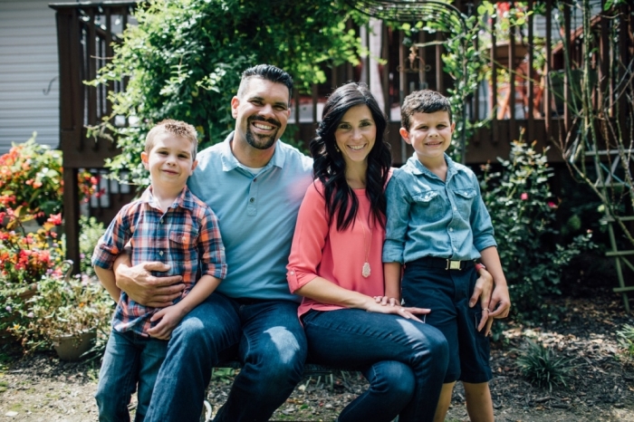 Robby Gallaty, 39, his wife, Kandi, and their two sons, Rig, 6, and Ryder, 4.