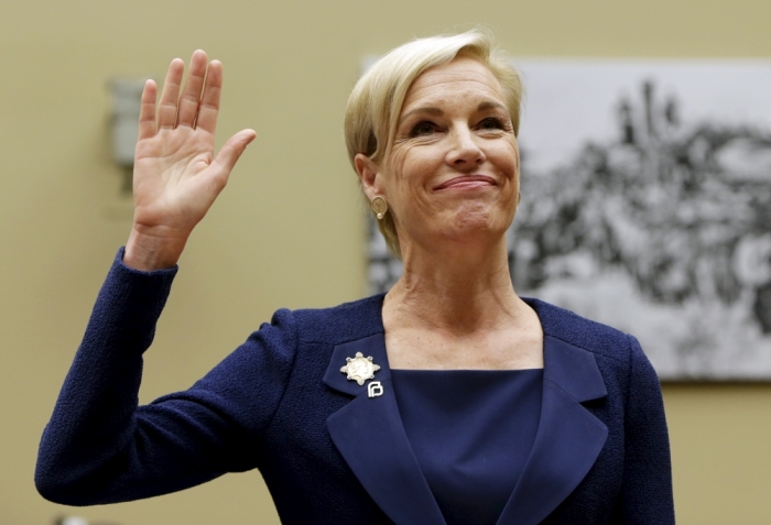 Planned Parenthood Federation president Cecile Richards is sworn in before she testifies before the House Committee on Oversight and Government Reform on Capitol Hill in Washington September 29, 2015.