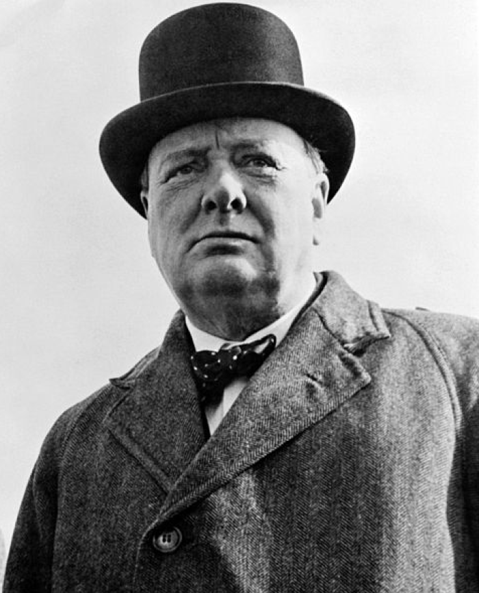 Former British Prime Minister Winston Churchill.