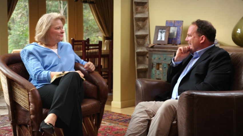 Best-selling Author Sheri Dew interviews Hollywood producer and Co-Founder of Walden Media Michael Flaherty on BYUtv's 