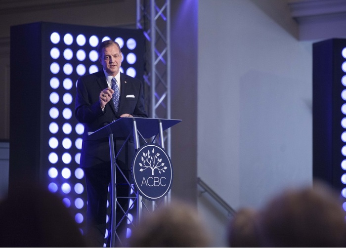 Albert Mohler, president of the Southern Baptist Theological Seminary, speaks at the annual Association of Certified Biblical Counselors conference held in Louisville, Kentucky, October 5-7, 2015.