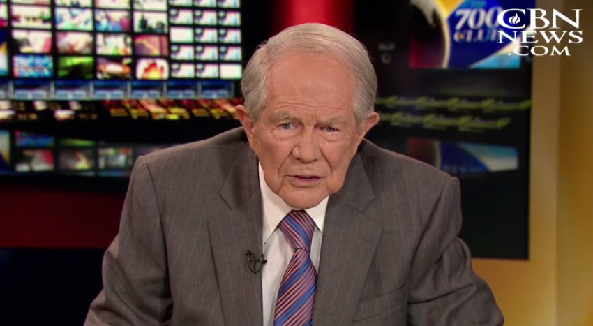 Pat Robertson appears on the October 6, 2015, broadcast of "CBN News."