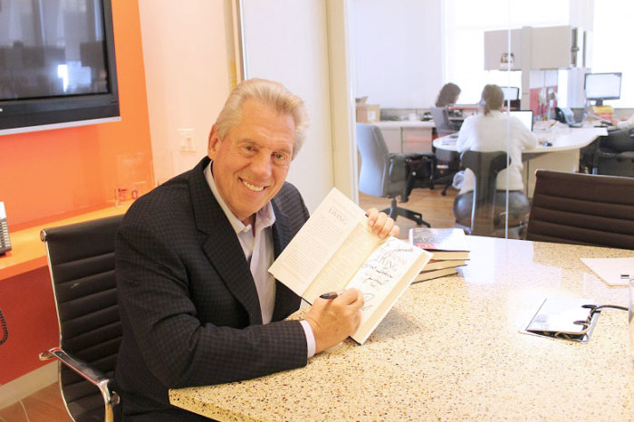 Leadership expert John C. Maxwell at the offices of Krupp Kommunications in the Flatiron District in Manhattan, New York on Wednesday October 7, 2015.