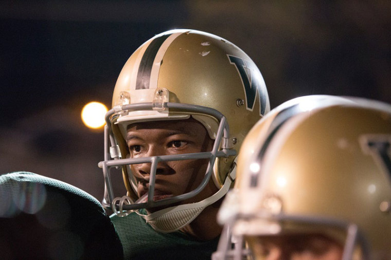 Newcomer Caleb Castille stars as Tony Nathan, the shy superstar running back whose true story is told in 'Woodlawn,' an exhilarating high school football drama about how a spiritual awakening in 1970s Alabama led to love and unity overcoming racism and hate.
