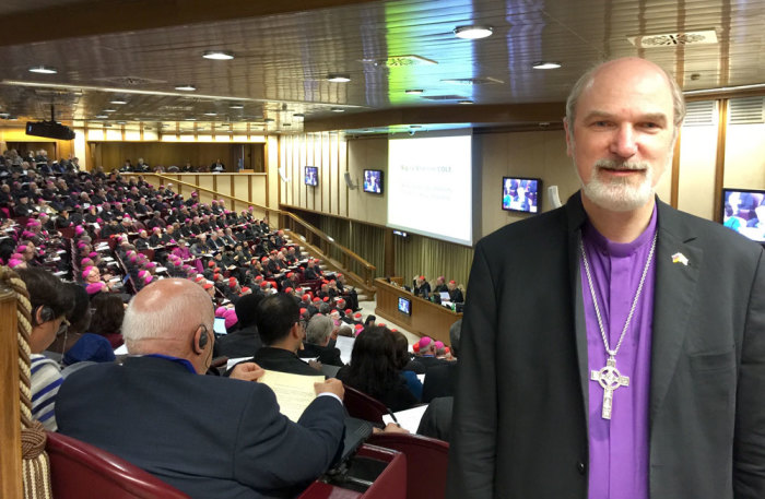 Dr. Thomas Schirrmacher at the Vatican Synod on Family on Thursday, Oct. 15, 2015.