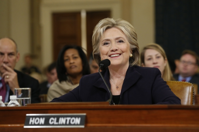 U.S. Democratic presidential candidate Hillary Clinton testifies before the House Select Committee on Benghazi on Capitol Hill in Washington October 22, 2015. The congressional committee is investigating the deadly 2012 attack on the U.S. diplomatic mission in Benghazi, Libya, when Clinton was the secretary of state.