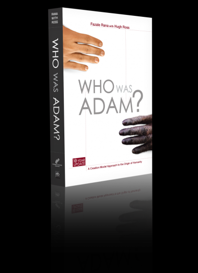 Cover art for 'Who Was Adam?' by Fazale Rana and Hugh Ross, Reasons to Believe, 2015.