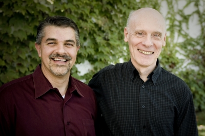 Fazale Rana (left) and Hugh Ross (right), authors of 'Who Was Adam?' and research scholars for Reasons to Believe.