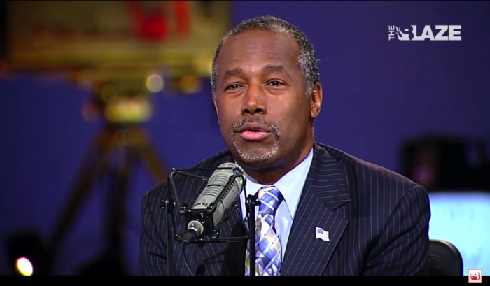 Republican candidate Ben Carson in an interview with The Blaze