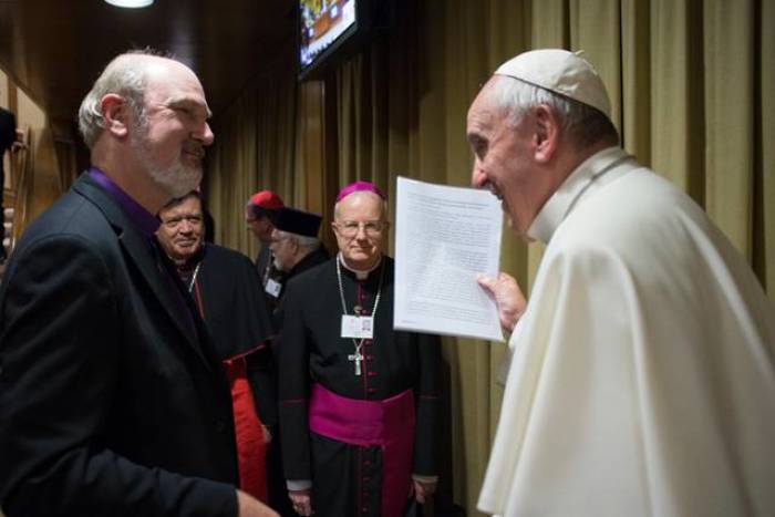 The Pope wanted to have my speech and thanked me for it, Thomas Schirrmacher, World Synod of the Catholic Church, Vatican City, October 22, 2015.