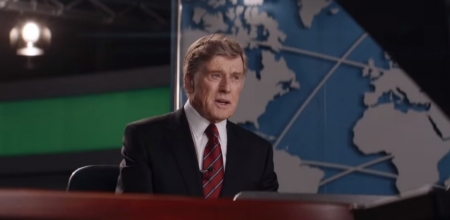 Actor Robert Redford stars as former CBS news anchor Dan Rather in the new movie "Truth."