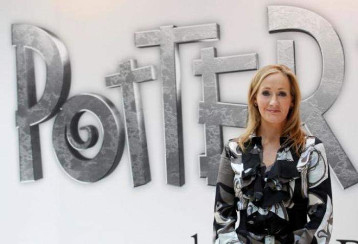 British author JK Rowling, creator of the Harry Potter series of books, poses during the launch of new online website Pottermore in London in this file photograph dated June 23, 2011.