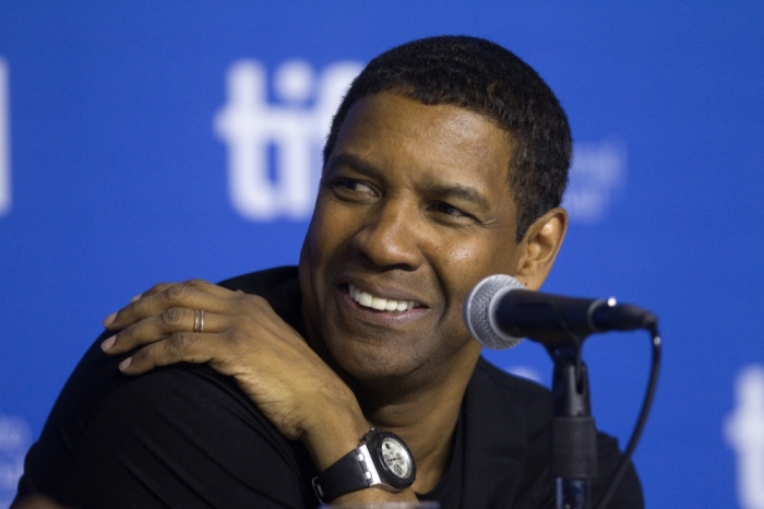 Actor Denzel Washington attends a news conference to promote the film 'The Equalizer' at the Toronto International Film Festival in Toronto, September 7, 2014.