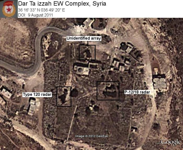 A Chinese radar station in Syria.