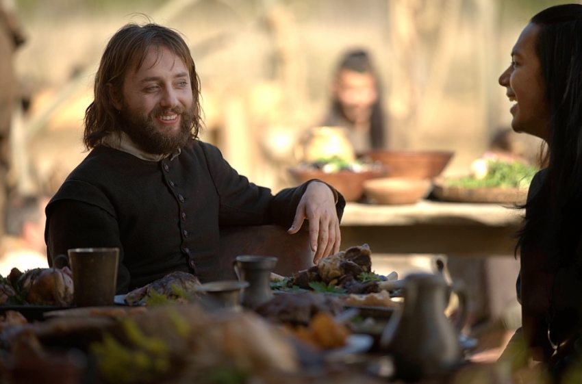 A scene from National Geographic Channel miniseries "Saints & Strangers."