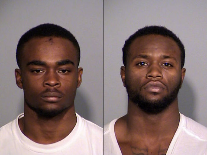 Larry Taylor (L) and Jalen Watson (R) have been charged with the murder of Amanda Blackburn.