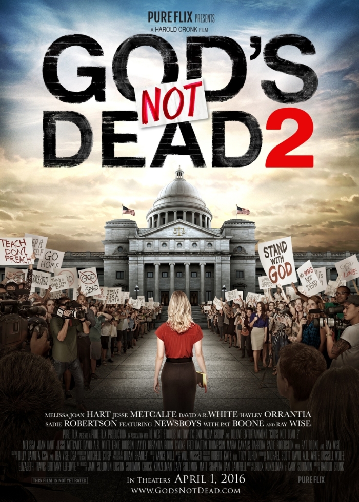'God's Not Dead 2' will be released in theaters on April 1, 2016.