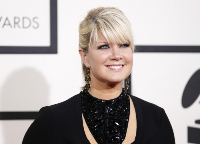 Singer/songwriter Natalie Grant arrives at the 56th annual Grammy Awards in Los Angeles, California, January 26, 2014.
