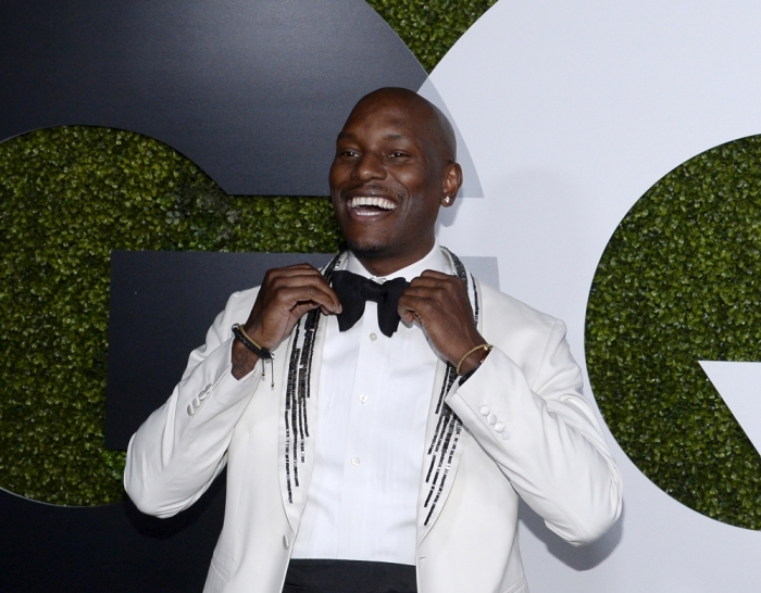 Actor Tyrese Gibson poses during the GQ Men of the Year party in West Hollywood, California, December 3, 2015.