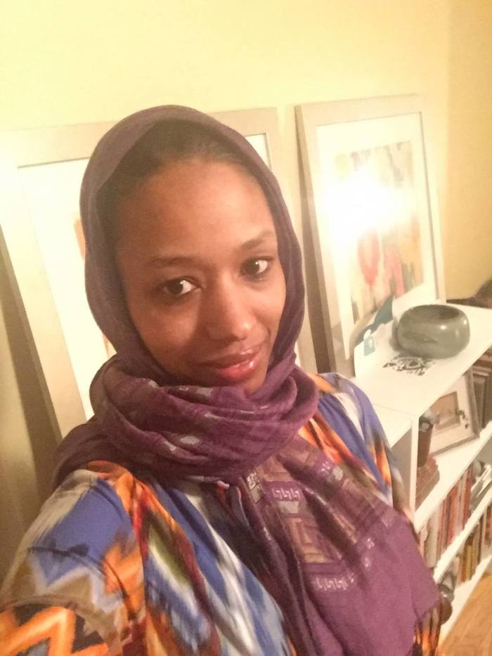 Wheaton College political science professor Larycia Hawkins posing in a hijab in a photo that was posted to Facebook on Dec. 10, 2015.