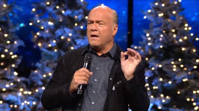 Pastor Greg Laurie preaching on why Jesus came to the earth.