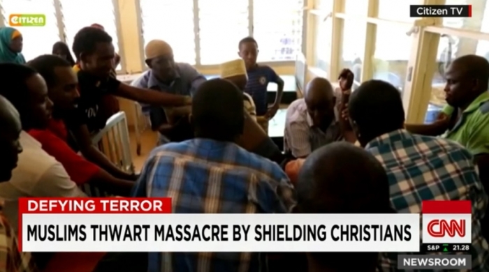 A group of Kenyan Muslims shielded the Christian passengers and told the attackers they were prepared to die together on December 21, 2015.