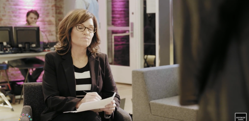 Sarah Palin in "30 Rock" parody video.